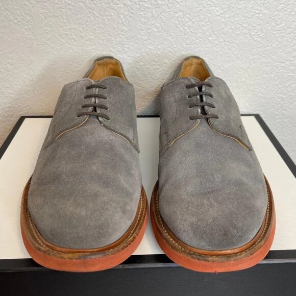 Mark McNairy New Amsterdam Derby Grey Suede Shoes Men\'s 11 US Made in England main image 4